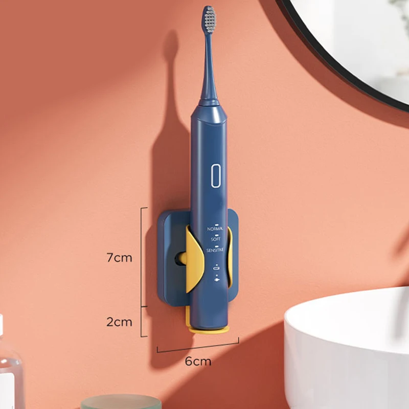 

New Arrival Gravity Sensor Electric Toothbrush Holder Creativity No Trace Bracket Wall Mounted Save Space Bathroom Accessories
