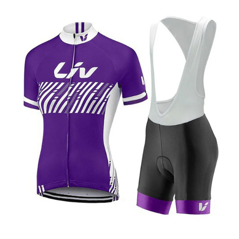 

New 2021 pro team LIV cycling jersey set mtb Ropa woman summer quick dry bicycling shirts Maillot Bike wear Spot delivery