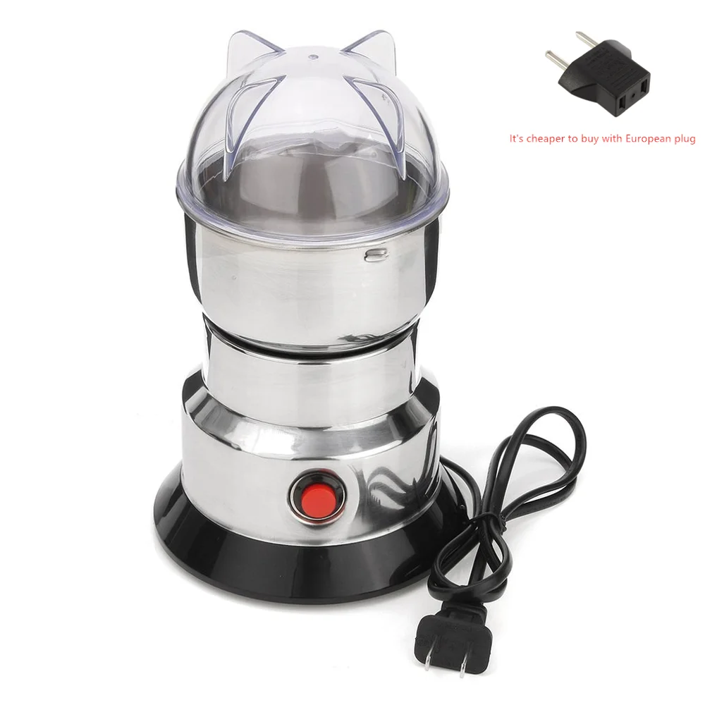 Электрический Кофе измельчитель для трав/орехов/кофе в зернах мельница лезвие