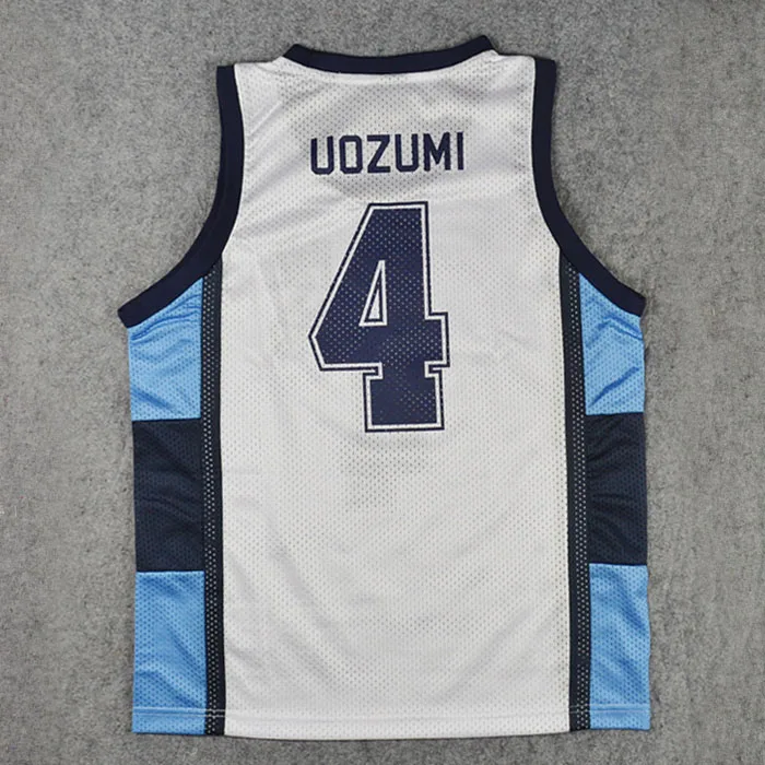 Костюм для косплея SLAM Cosplay Ryonan School № 4 JUN UOZUMI баскетбольные майки рубашка белая
