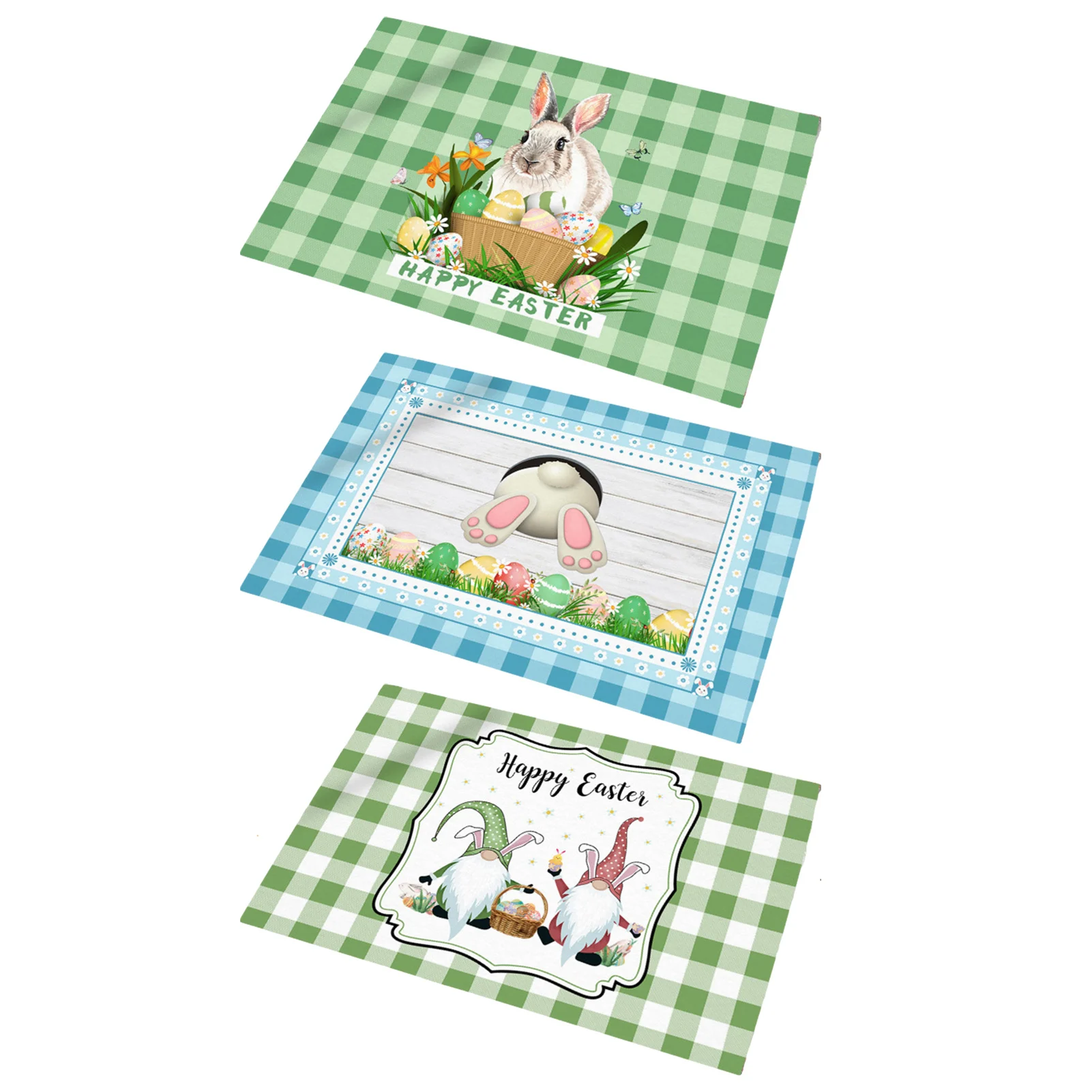

Easter Decorative Door Mat Anti Slip Entrance Welcome Floor Mat Practical Functional Mat Easter Theme Design Large & Decorative