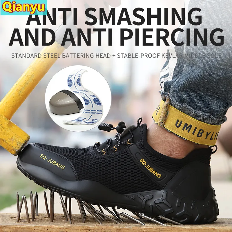 

Safety boots men's and women' safety shoes puncture-proof work sports shoes breathable work shoes