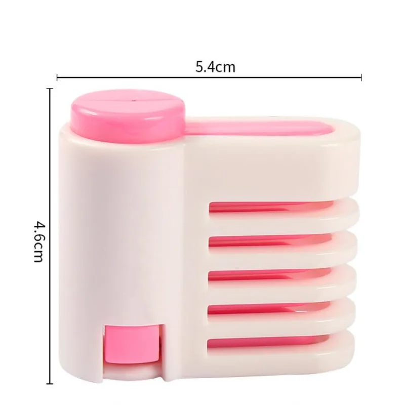 

2 Pieces / Set 5 Layers Cut Bread Knife Splitter Toast Slicer Bread Cutter Food-Grade Plastic Cake Bread Cutter