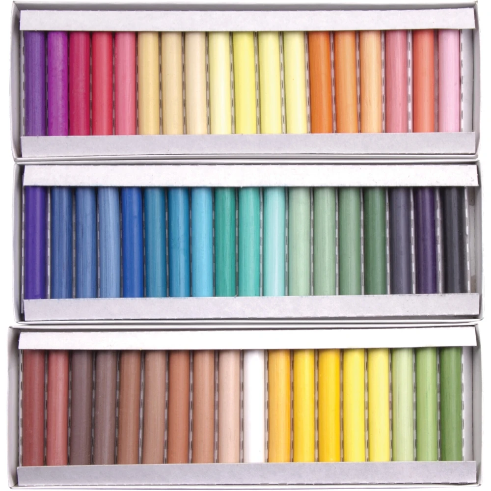 Пастель Brauberg Art Debut художественная сухая 54 цвета круглое сечение | Канцтовары для