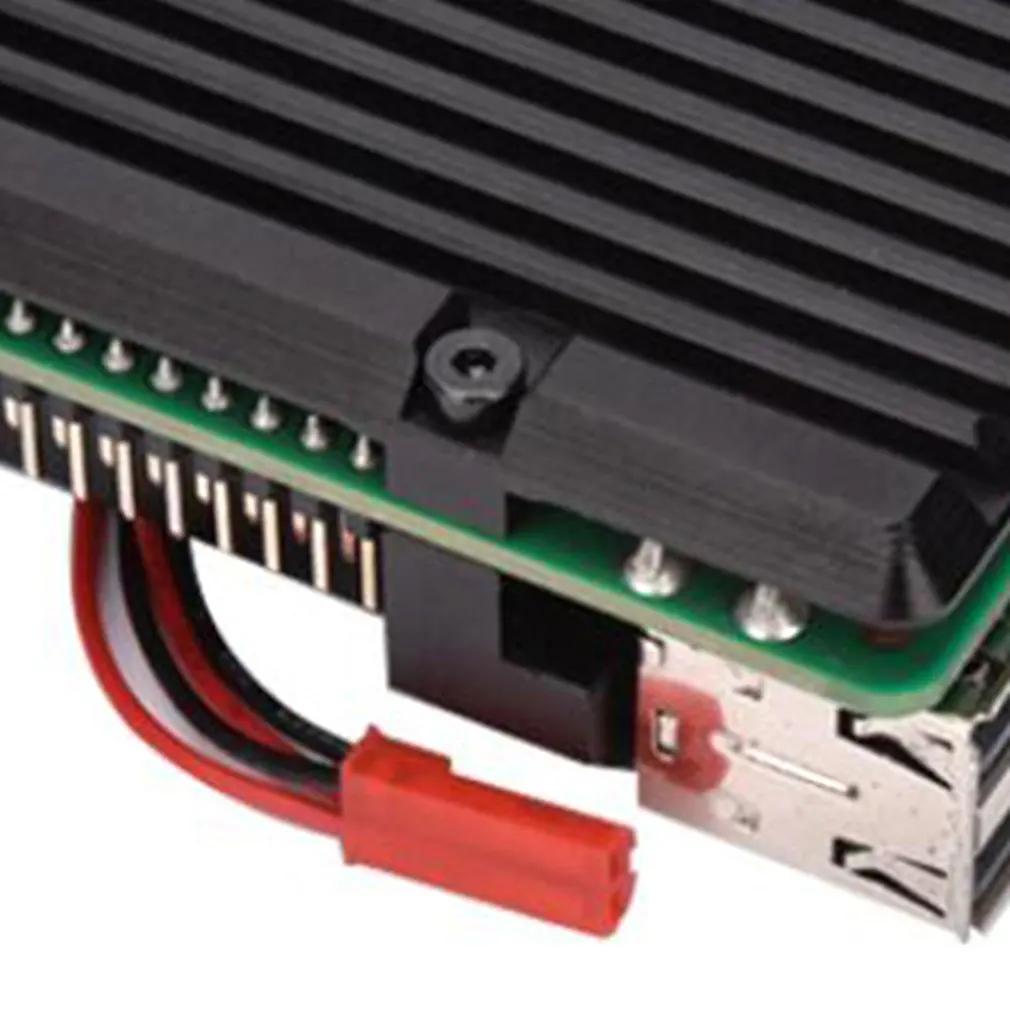 Для Raspberry Pi 3 алюминиевый чехол запасные части металлический корпус черный для RPI