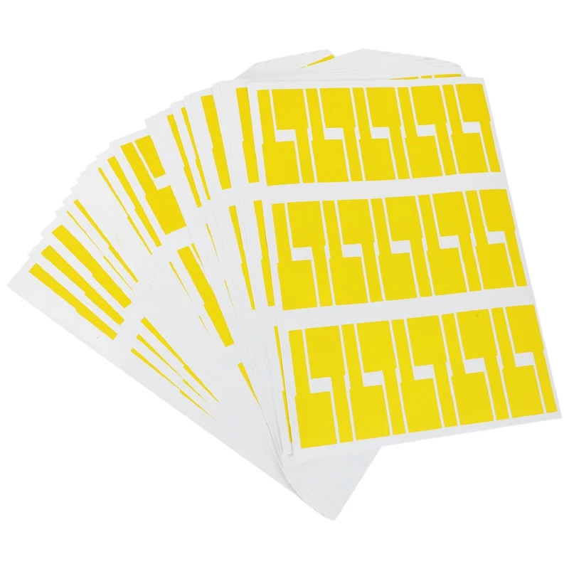 

900Pcs/30 Sheets Cable Labels Tags Cable Markers Self Adhesive Cable Labels Waterproof Tear Resistant Wire Labels