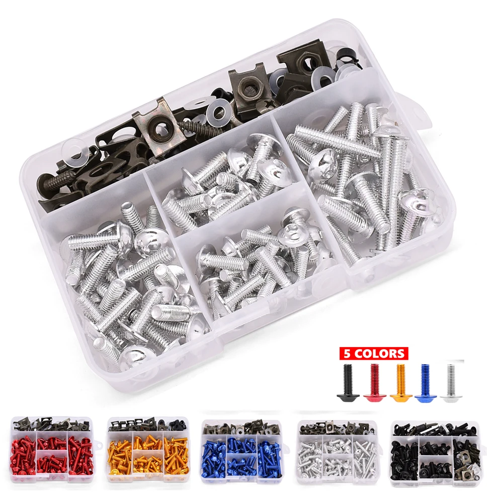 Комплект болтов для мотоцикла винты крепежные зажимы винтовые гайки Suzuki gsxr 1000 1100