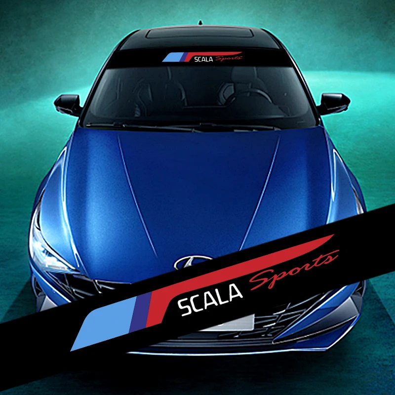 

Car Stickers For Skoda Scala Front Windshield Prevent Sunlight Reflection Decoration Decals Car Accessories