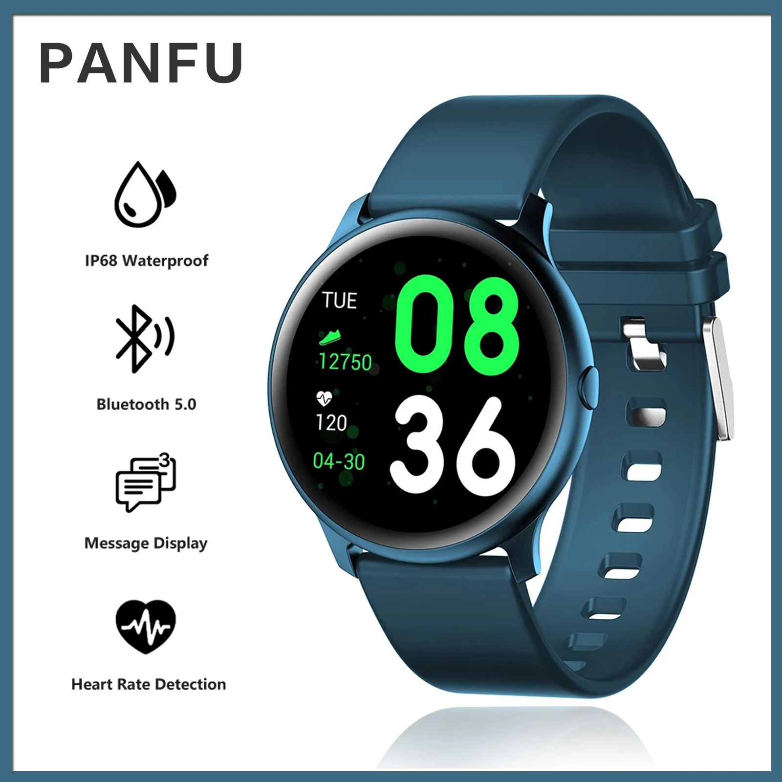 

KW19 Smart watch Women Men Heart rate monitor IP67 Waterproof Sport Watch Fitness Tracker For Android IOS dropshipping
