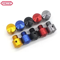 for yamaha fj 09 tracer900 xsr900 fz1 fz6 2pcs motorcycle mirror adapters side mirror bolts screws cnc motorcycle accessories