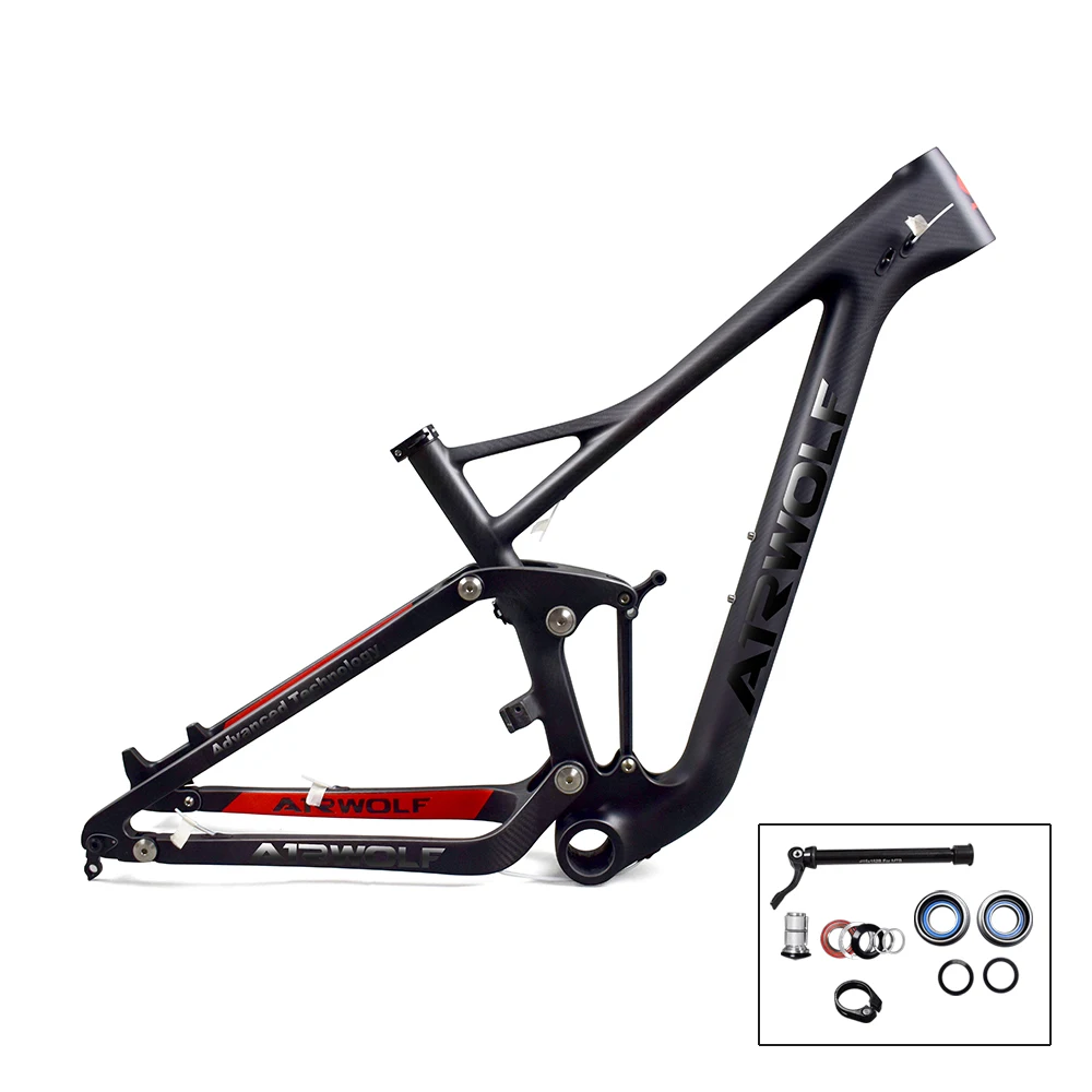 Каркасная рама подвесной горный велосипед 29er Enduro T1000 Toray углеродное волокно