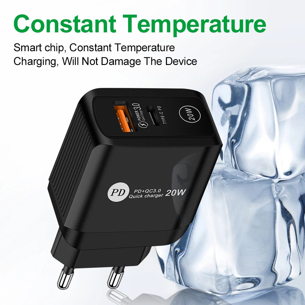 GTWIN PD 20W совместимый разъем QC 3 0 быстрая зарядка мобильный телефон зарядное