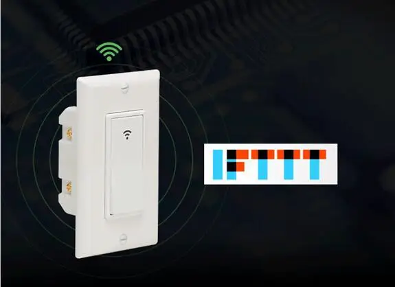 Умный Wifi переключатель, умный настенный светильник стандарт США переключатель с пультом дистанционного управления и таймером, работает с Alexa, Google home IFTTT
