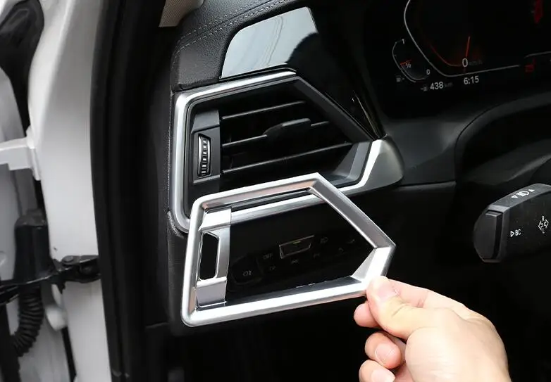 Для BMW 3 серии G20 2019-21 ABS хром углеродное волокно стиль Автомобильная приборная