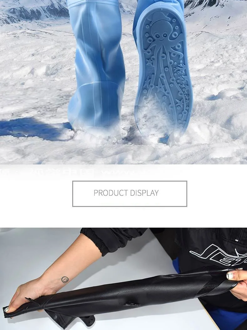 Aleafalling женские мужские водонепроницаемые Многоразовые Чехлы для дождливой обуви