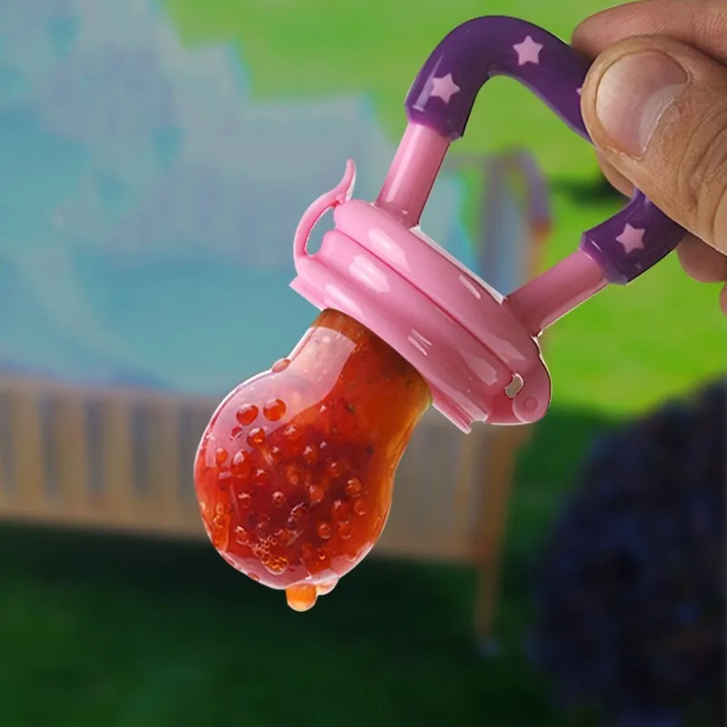 Baby fresh food pacifier feeder fruit and vegetable music silicone bean device | Мать и ребенок