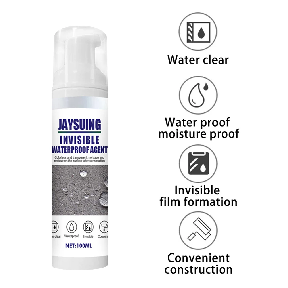 

30/100ml Jaysuing Invisible Waterproof Agent Super Strong Bonding Anti-leaking Sealant Spray Waterproof Agent Dropship Quick-dry