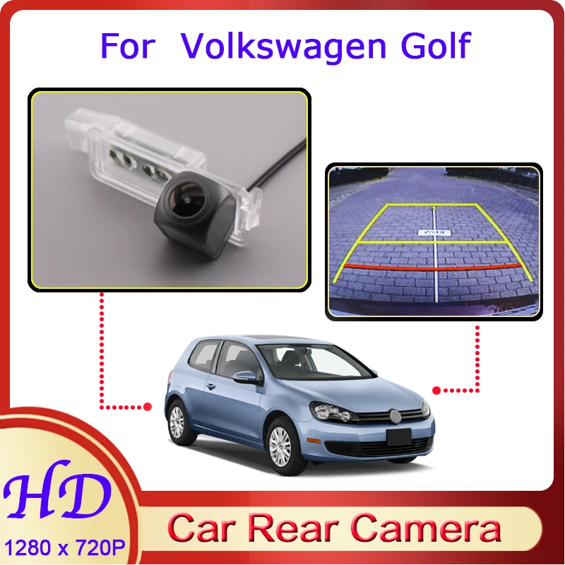 

Камера заднего вида «рыбий глаз» для Volkswagen VW Golf MK6 MK7 2008 ~ 2022