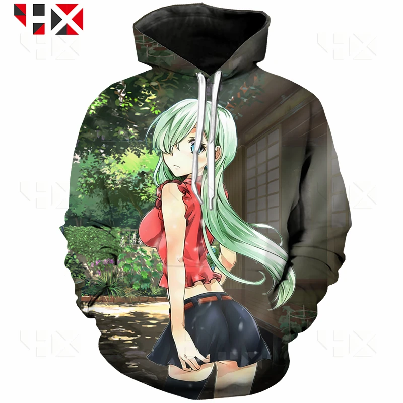 HX новейший аниме Nanatsu No Taizai The Seven Deadly Sins Dragon Personality 3D принт толстовка унисекс