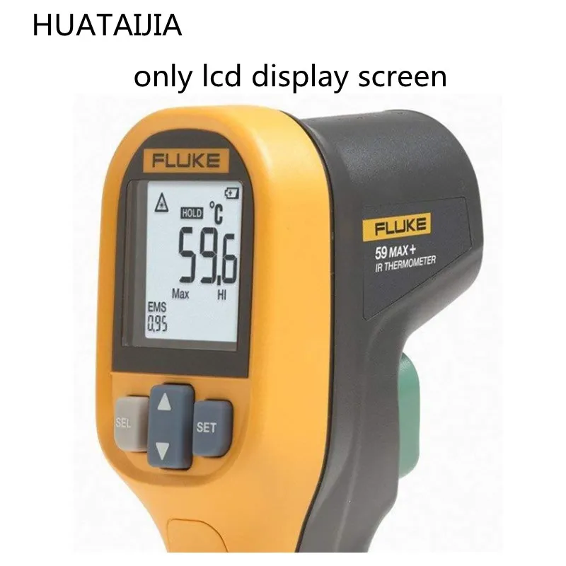 Fluke59 max +-pantalla lcd para fluke 59 MAX +, term&oacute;metro infrarrojo compacto, pantalla lcd no nueva-0