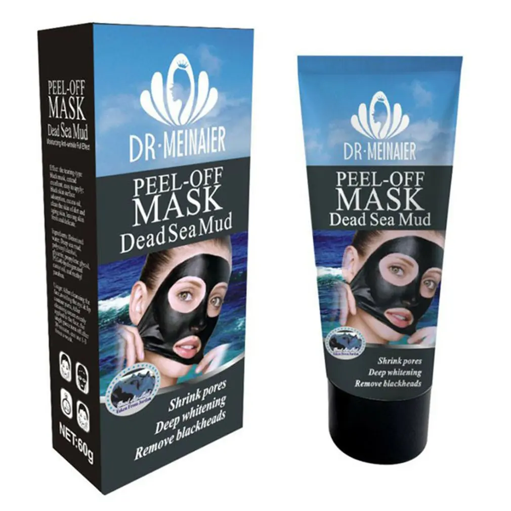 

Dead Sea Mud Blackhead Remove Facial Masks Deep Cleansing Purifying Peel Off Black Bamboo Charcoal Face Masks