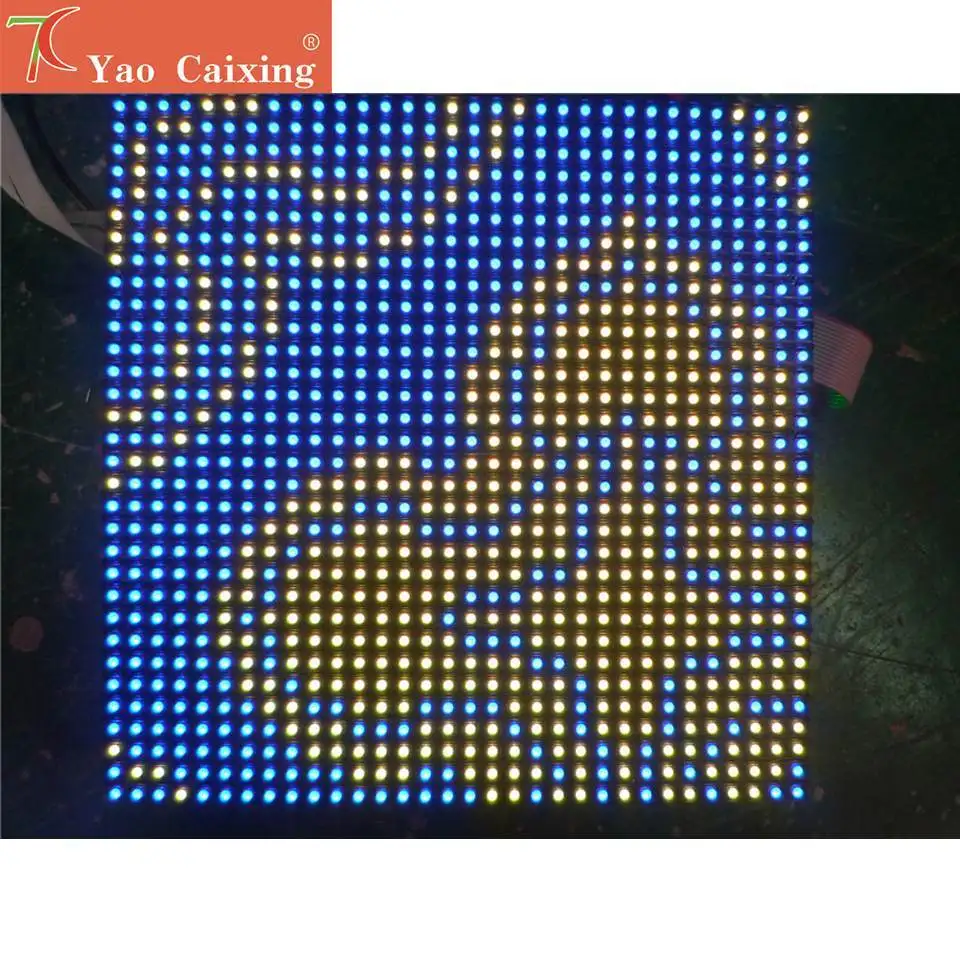 YCX Продажа с завода P6 внутренняя rgb Матрица 192x192 мм светодиодный баннер цифровой