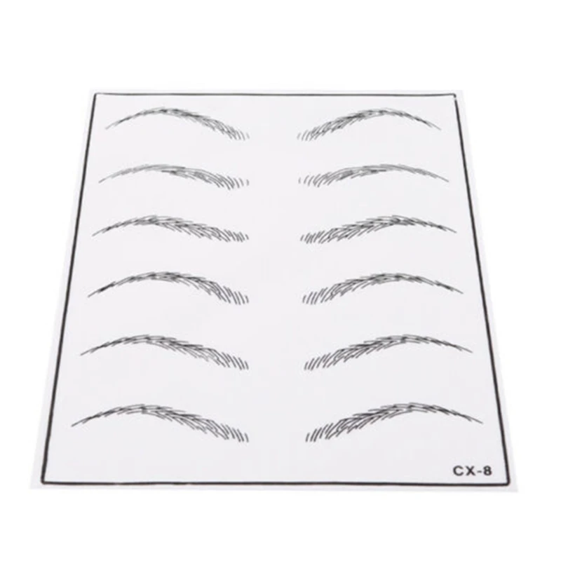 

Novice Practice Tools Useful Tattoo Supplies Silicone Eyebrows Eyebrow Shape Exercises Leather For Novice Supplies