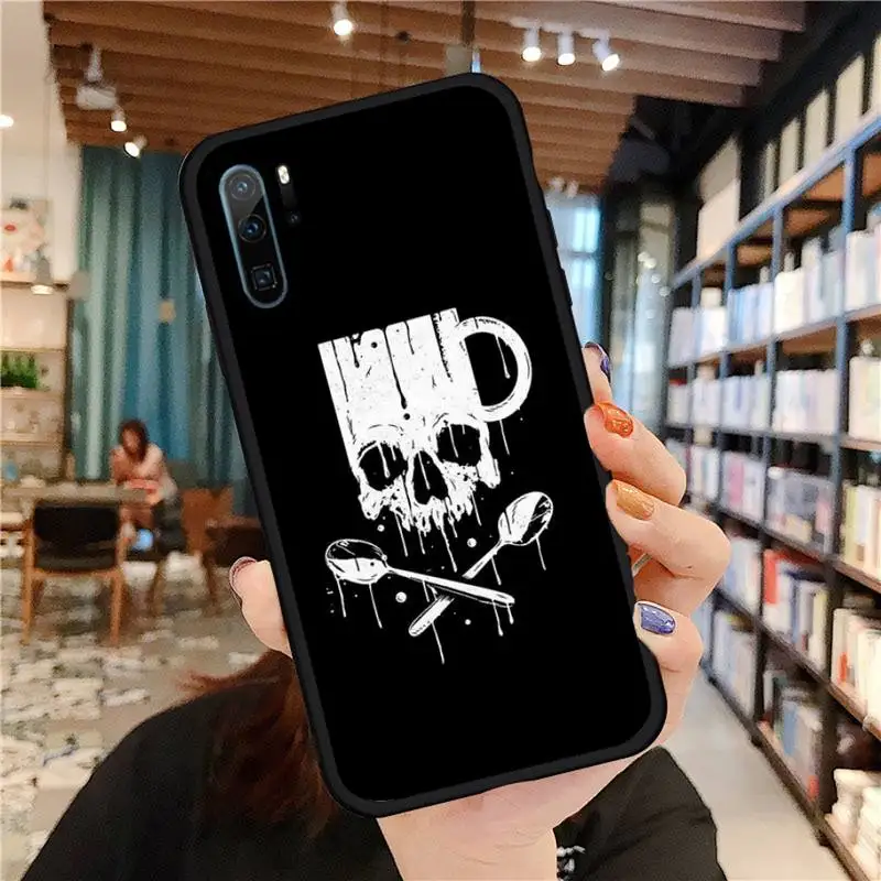 

Horror skull devil pirate Phone Case For Huawei honor Mate P 9 10 20 30 40 Pro 10i 7 8 a x Lite nova 5t Soft Silicone Shell