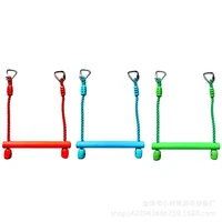 kids fitness rings climbing game toy outdoor training activity safety sports rope swing hanging rings children fitness equipment