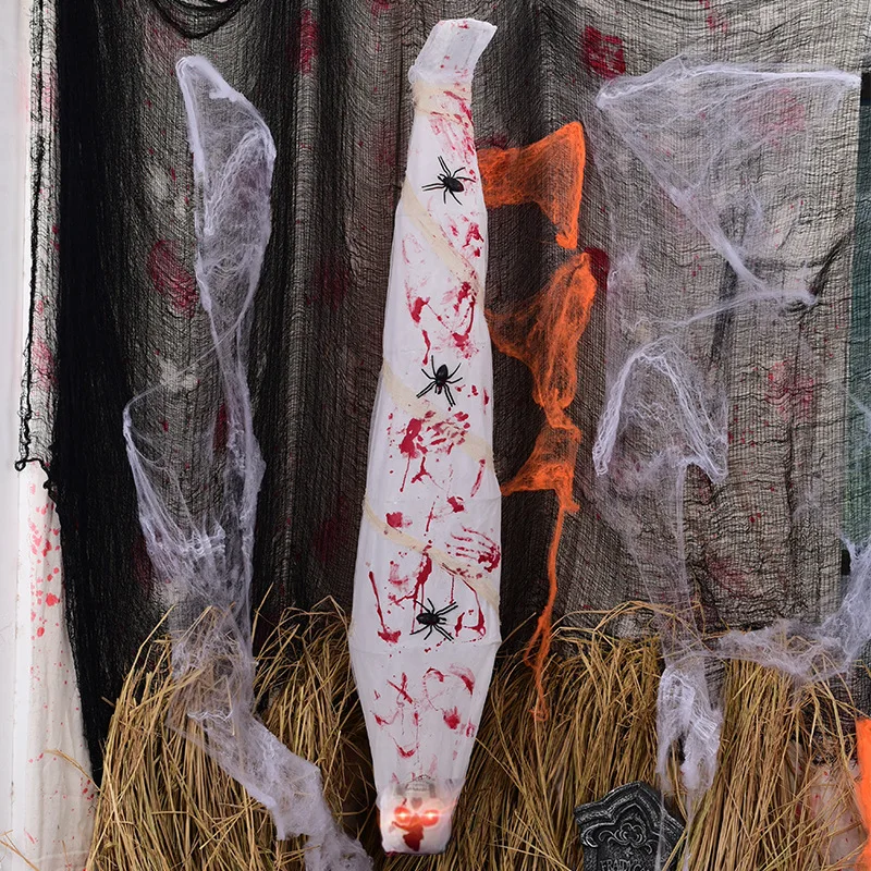 Украшение на Хэллоуин 1 8 м подвесной перевернутый свет светильник вация звуком