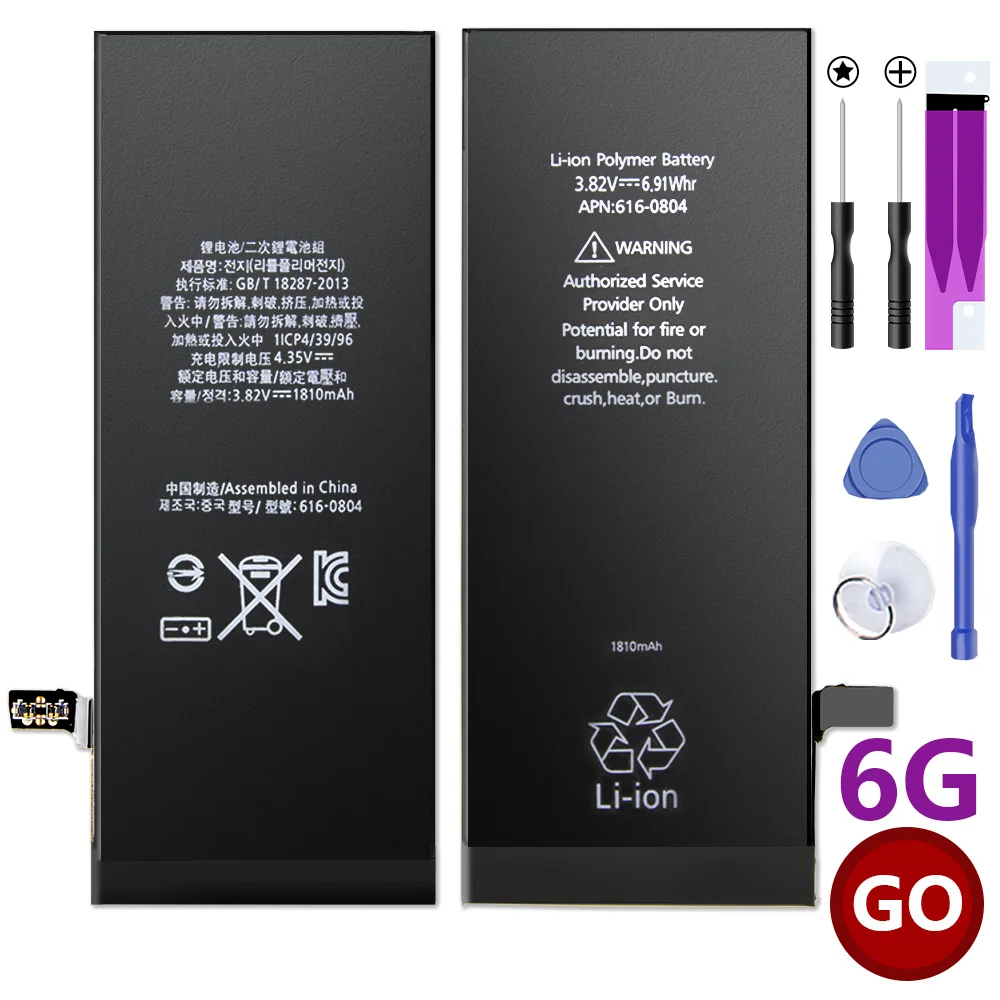 Оригинальная батарея, клейкая наклейка для iPhone 5S, 6G, 6 Plus, 6S Plus, 7G, 7 Plus, 8G, 8 Plus, X, XS, Max, XR, клейкая лента, Замена Полосы