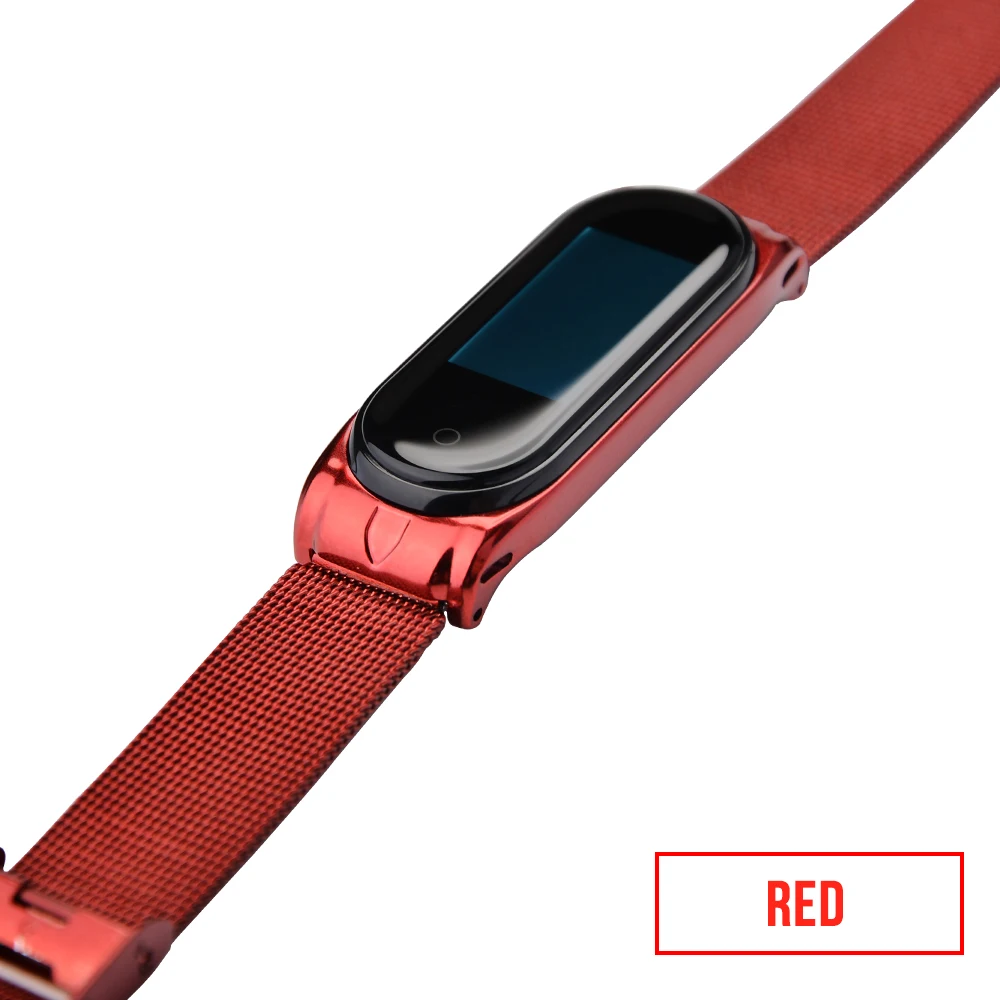 Для mi Band 4 металлический ремешок из нержавеющей стали для Xiaomi mi band 4 3 браслеты на запястье mi lanese Loop mi band 4 NFC Global