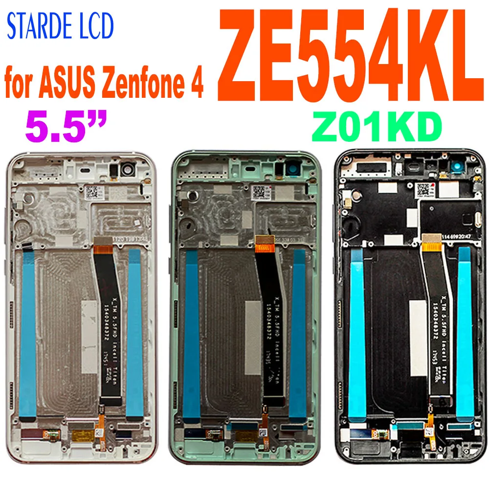 Оригинальный ЖК дисплей 5 дюйма для ASUS ZenFone 4 ZE554KL Z01KD сенсорный экран дигитайзер