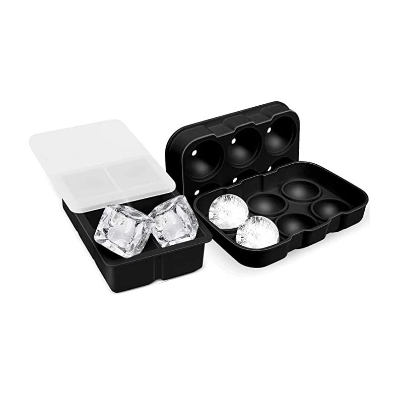 

Ice Lattice Suit Square Ice Lattice Ice Box 6-hole Round Ice Hockey Mold Silicone Ice Lattice Ice Cream Tools Kitchen Gadgets