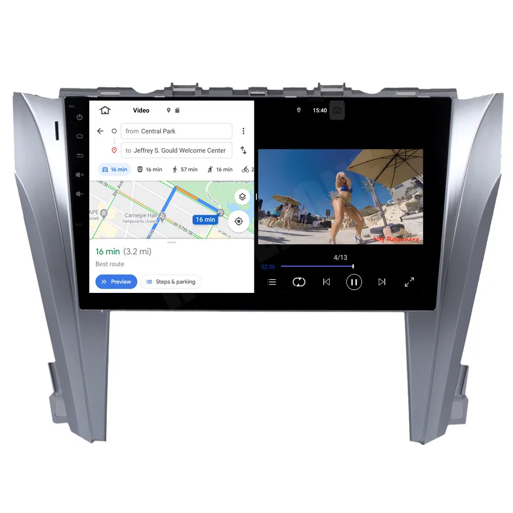 RoverOne для Toyota Camry 2015 + Android 10 Автомагнитола автомобильные аксессуары тюнинг GPS Радио