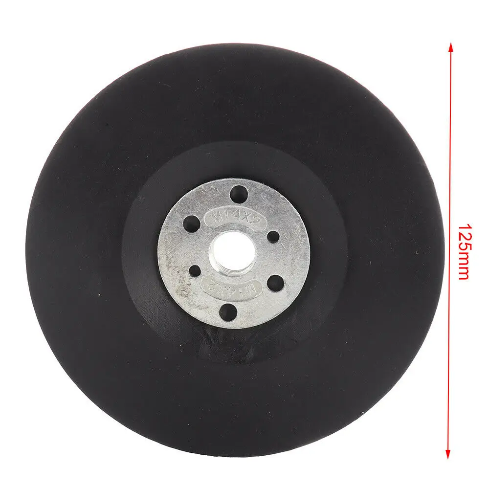M14 Plastic Backing Pad 5Inch 125mm Angle Grinder Wheel Sander Back Polishing For Fiber Sand Disc | Инструменты