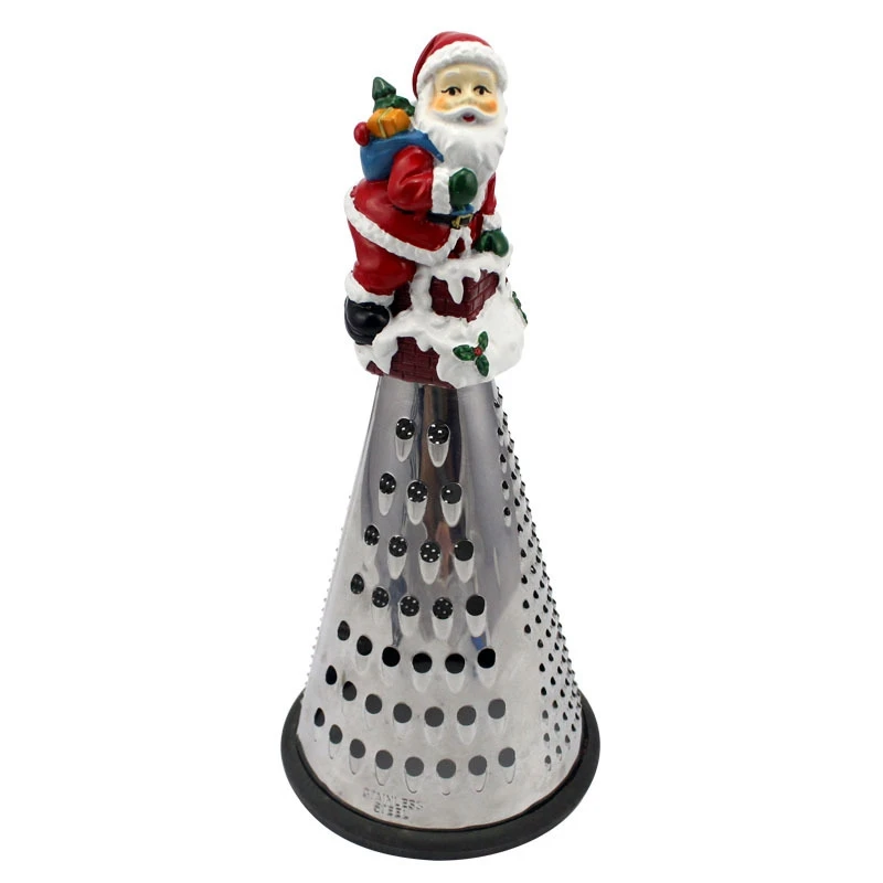 

Christmas Stainless Steel 3 Sided Blades Cheese Grater Carrot Cucumber Slicer Potato Vegetable Cutter Kitchen Tools