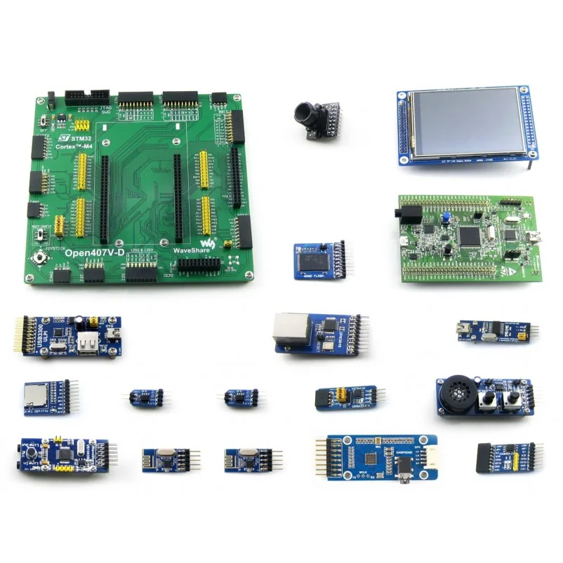 STM32F4DISCOVERY STM32F407VGT6 STM32F407 STM32 ARM Cortex M4 макетная плата + 15 модулей комплект = Open407V D