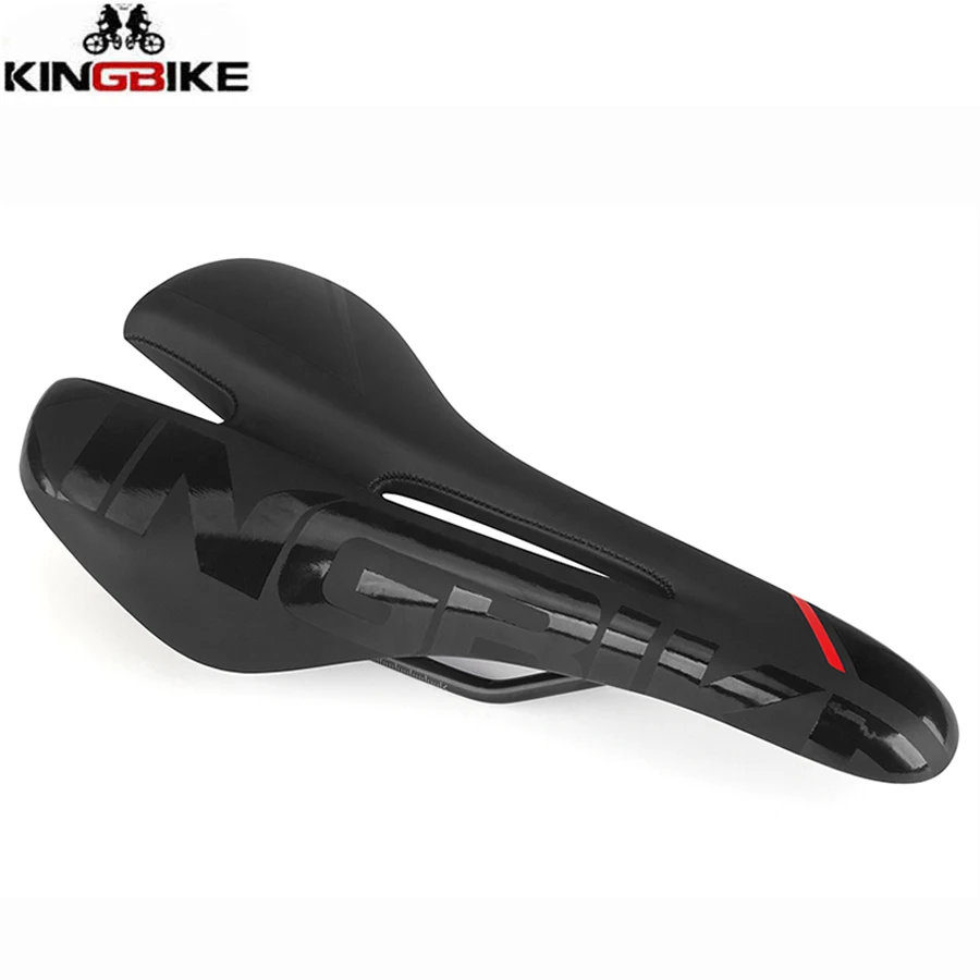 KINGBIKE микрофибра углеродное седло ультралегкое дышащее велосипедное MTB дорожный