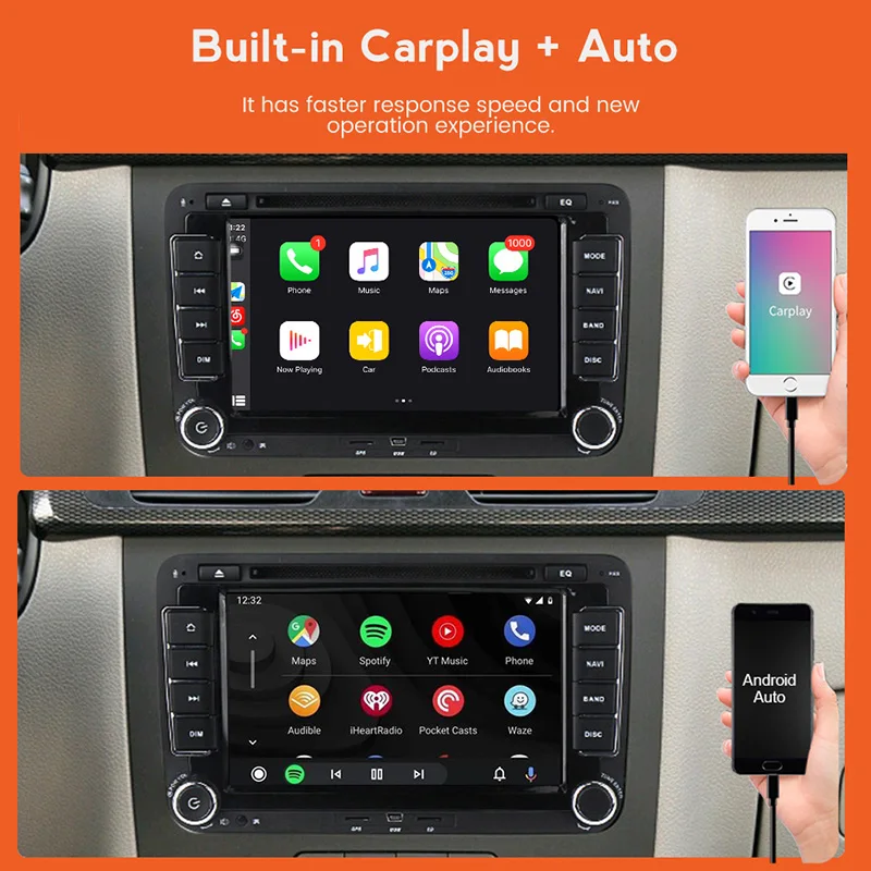 DSP Carplay автомобильный Android 11 DVD мультимедийный стерео плеер GPS для Peugeot 3008 5008 Partner
