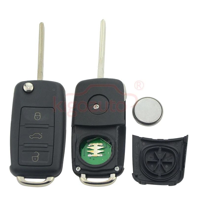 Kigoauto для vw Touareg дистанционный ключ 3 кнопки 433 9 МГц ASK/FSK HITAG 2 ID46 PCF7946 HU66 3D0 959 753 AA