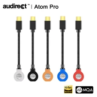 hilidac audirect atom pro mqa ess9218c pro lossless portable headphone amplifier amp usb dac type clightning pcm 32bit384khz