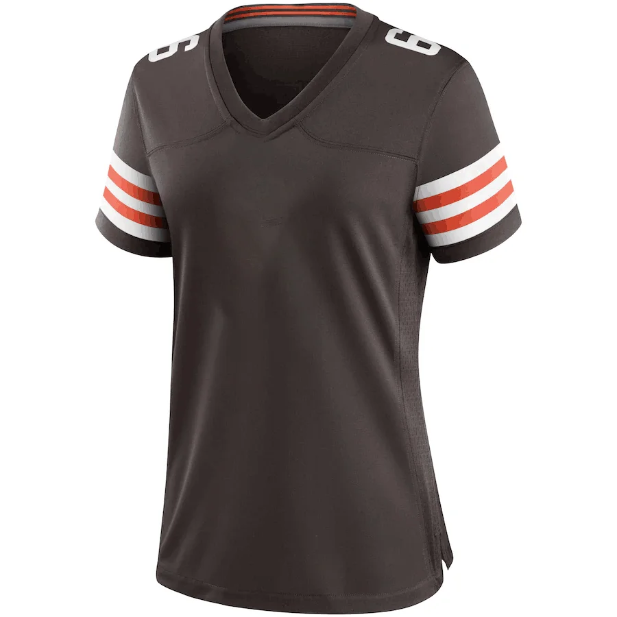 

Новинка, женские футболки Browns для фанатов регби, футболки для фанатов американского футбола, Ник чубб, Бейкер, Мэйфилд, джейвис, Ландри, Ник ч...