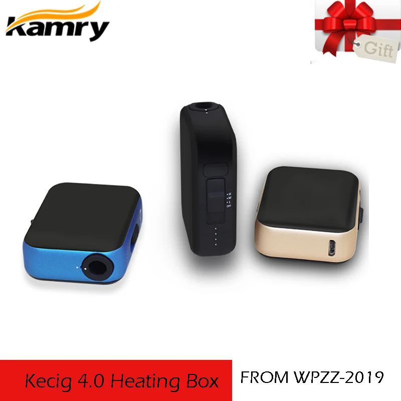 Original Kamry Kecig 4.0 Box kit Heat Not Burn 650mah for heating Tobacco cartridge KeCig4.0 Vape E Cigarette Vaporizer | Электроника