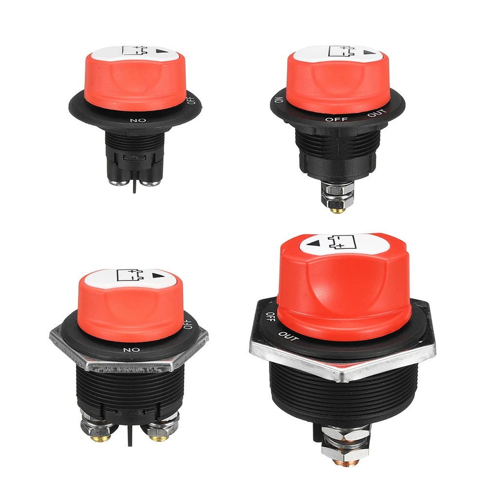 

Battery Isolator Selector Switch Battery Disconnect Power Cut/Shut Off Kill Switch For Car Marine RV ATV Vehicle 50/100/200/300A