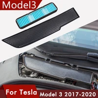 for tesla model 3 air filter accessories anti blocking model3 intake protection three car air flow vent cover trim auto