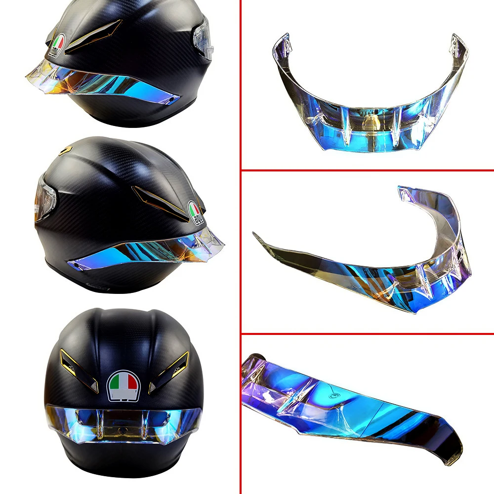 Задний спойлер для мотоциклетного шлема Aurora ABS из алюминиевого сплава чехол GPR GPRR