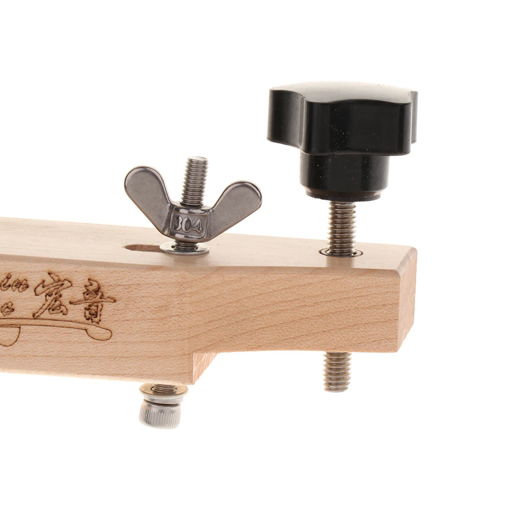 

Maplewood Acoustic Folk Guitar Bridge Clamp DIY Luthier Tools
