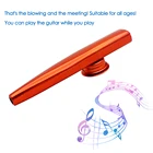 Металлический музыкальный деревянный духовой инструмент Kazoos, канавки для начинающих и детей, музыкальные инструменты, Струнные инструменты