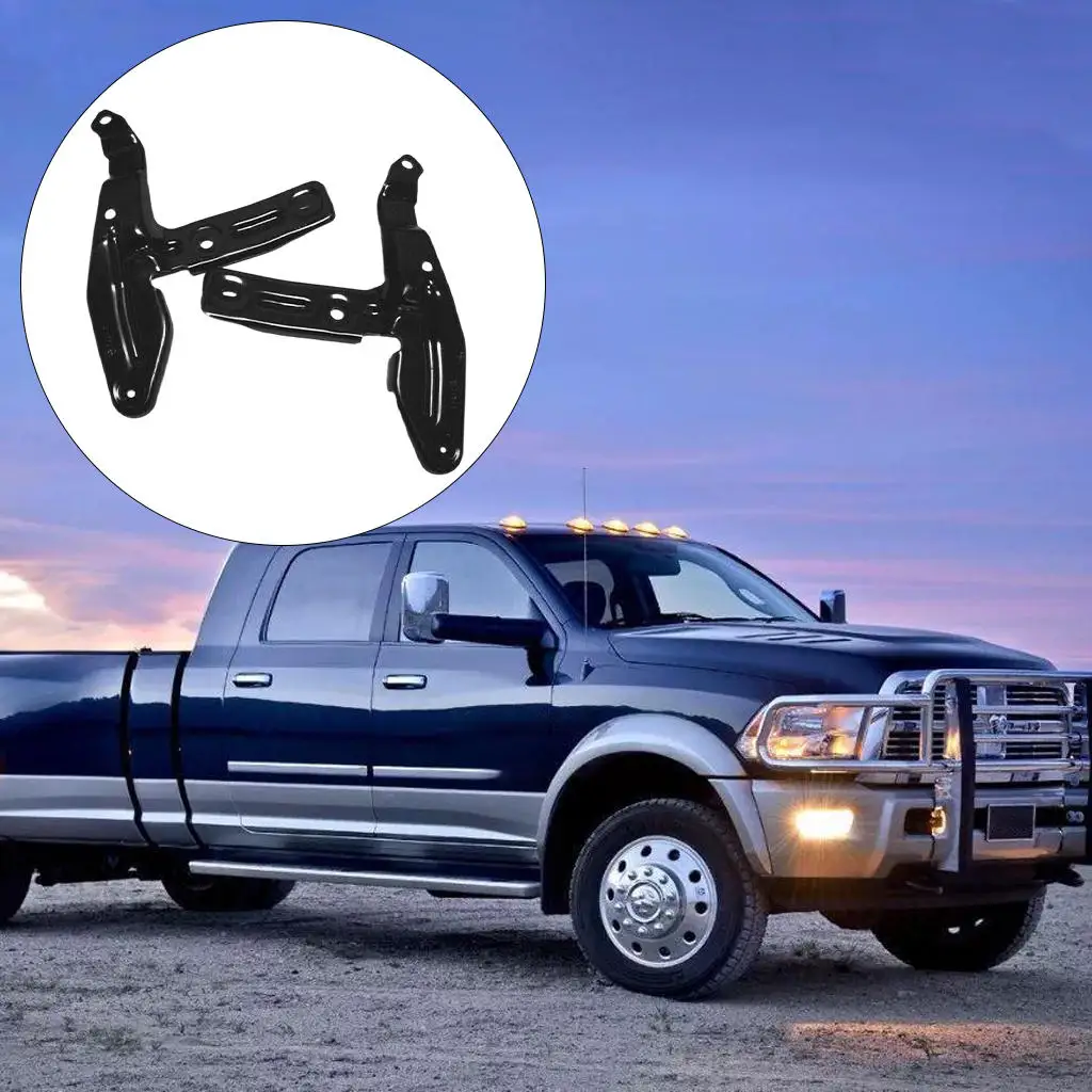 

Set of 2 Trailer Tow Mirror Reinforcement Bracket for RAM 1500-5500 Multi Purpose Direct Replaces Spare Parts Black
